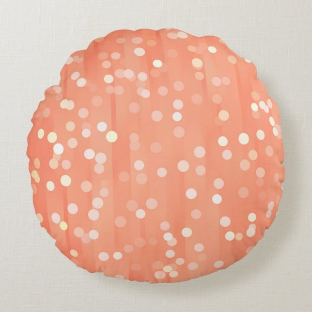 abstract background round cushion (Front)
