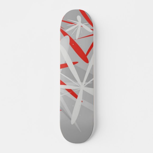 Abstract Background Skateboard (Front)