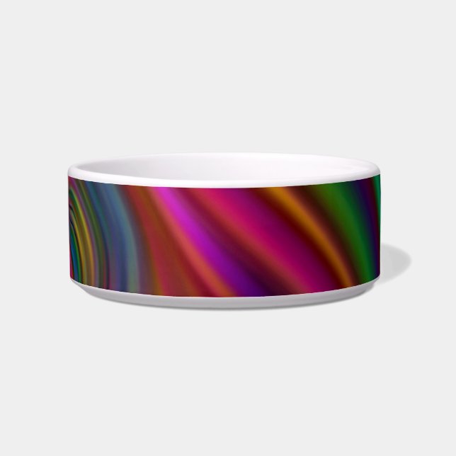 Abstract Background Spirals Soft I Bowl (Right)