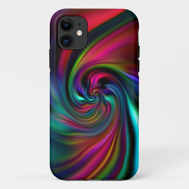 Abstract Background Spirals Soft I Case-Mate iPhone Case (Back)