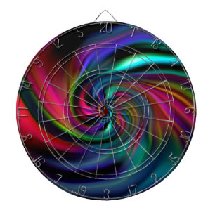 Abstract Background Spirals Soft I Dartboard