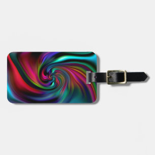 Abstract Background Spirals Soft I Luggage Tag