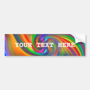 Abstract Background Spirals Soft II Bumper Sticker