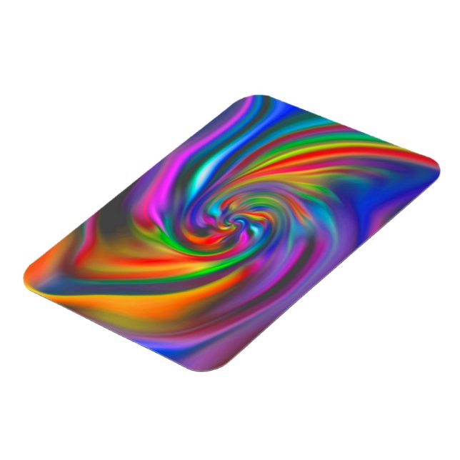 Abstract Background Spirals Soft II Magnet (Left Side)