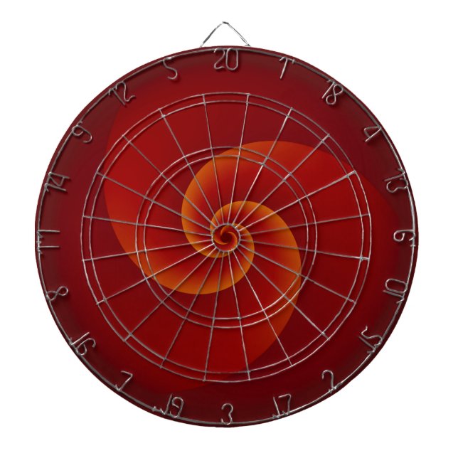 Abstract Background Spirals soft III Dartboard (Front)