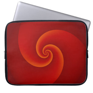 Abstract Background Spirals soft III Laptop Sleeve