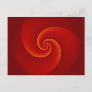 Abstract Background Spirals soft III Postcard