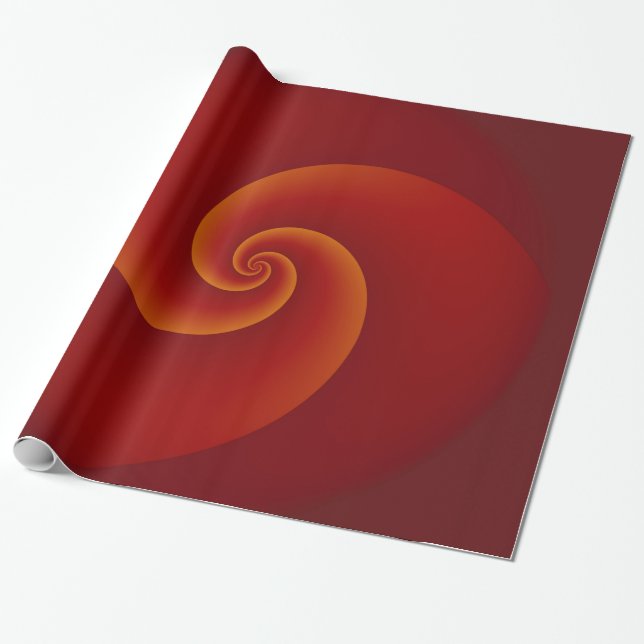 Abstract Background Spirals soft III Wrapping Paper (Unrolled)