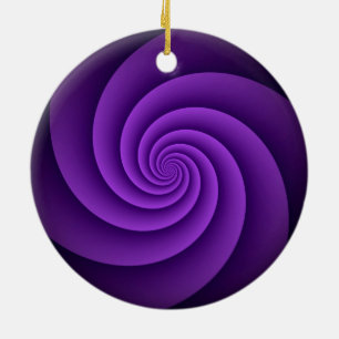 Abstract Background Spirals soft IV Ceramic Tree Decoration