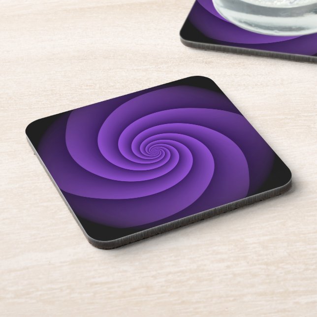 Abstract Background Spirals soft IV Coaster (Left Side)
