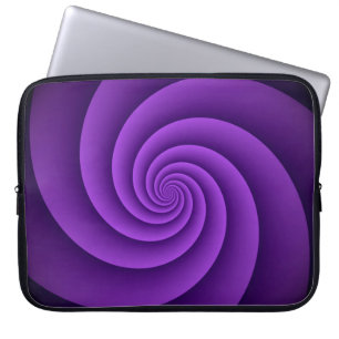Abstract Background Spirals soft IV Laptop Sleeve