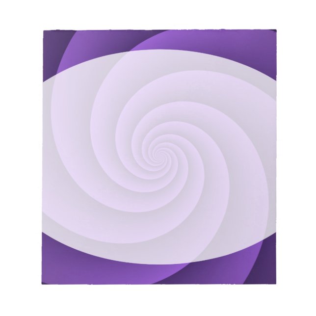 Abstract Background Spirals soft IV Notepad (Front)