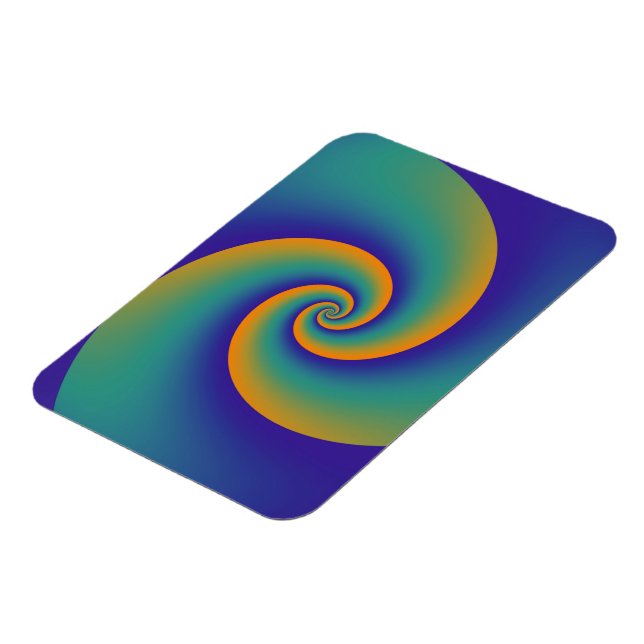 Abstract Background Spirals soft V Magnet (Left Side)