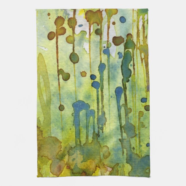 abstract background tea towel (Vertical)