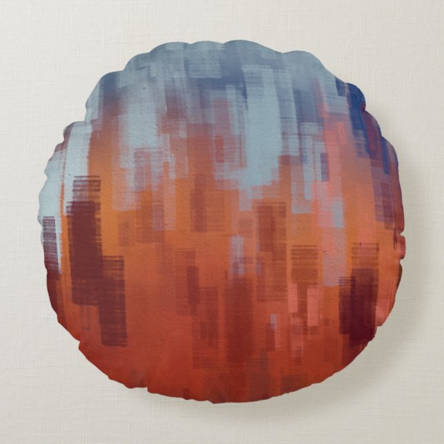 Abstract background texture. 2d illustration. Expr Round Cushion (Front)