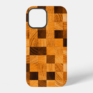 Abstract background texture of wood from the end s iPhone 12 case
