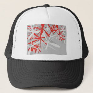 Abstract Background Trucker Hat