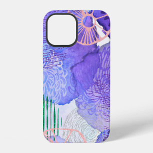 Abstract background watercolor iPhone 12 case