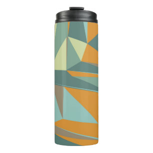 Abstract background with colorful trianglesabstrac thermal tumbler