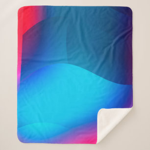 Abstract background with colourful gradient. Vibra Sherpa Blanket