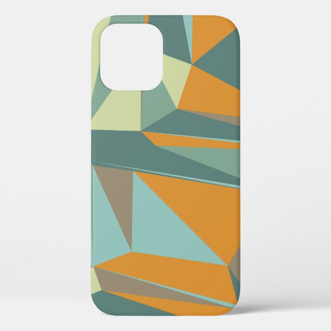 Abstract background with colourful trianglesabstra Case-Mate iPhone case (Back)