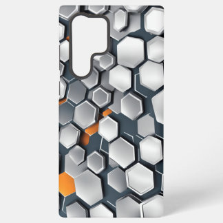 abstract background with hexagons samsung galaxy case