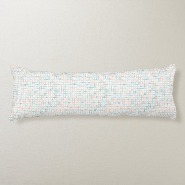Abstract background with mixed small spots body cushion (Front)