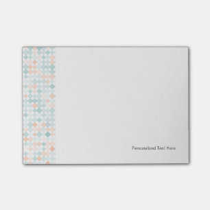 Abstract background with mixed small spots post-it notes