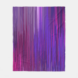 Abstract background with thin purple vertical line fleece blanket