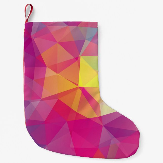Abstract backgroundbackground,hipster,colour,funk, small christmas stocking (Front)