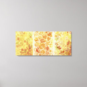 Abstract backgrounds, watercolor, leaves canvas print