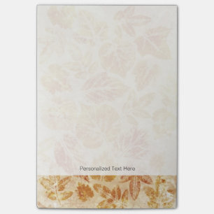 Abstract backgrounds, watercolor, leaves post-it notes