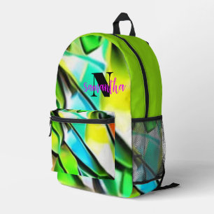 Abstract Backpack - Colourful Custom Logo Design