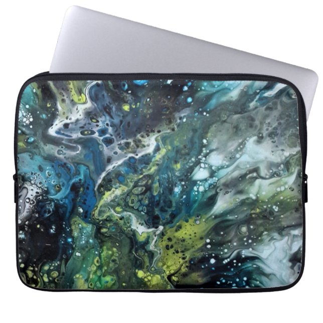 Abstract bag. laptop sleeve (Front)