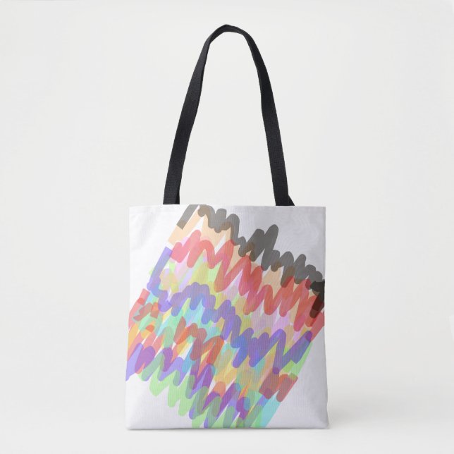 abstract-bag tote bag (Front)