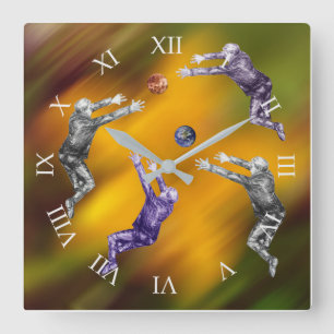 Abstract ball fight Acrylic Wall Clock