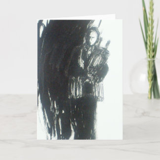 Abstract bar-mitzvah boy invitation