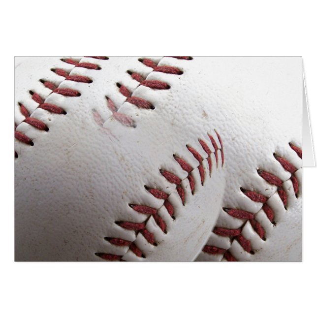 Abstract Baseball Stitches (Front Horizontal)
