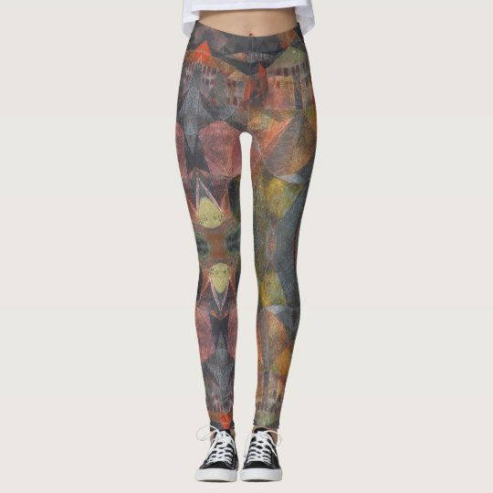 Abstract Based on Paul Klee's "Das Hotel" Leggings