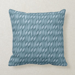 Abstract Basket Weave Pattern Throw Pillow