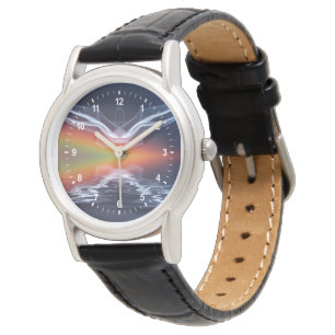 Abstract Bat Silhouette Watch