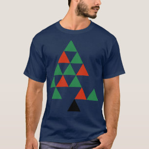 Abstract Bauhaus Christmas Tree T-Shirt