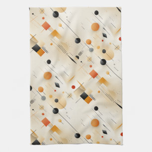 Abstract Bauhaus Tea Towel