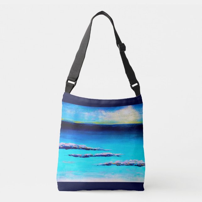 Abstract Beach Tote (Front)