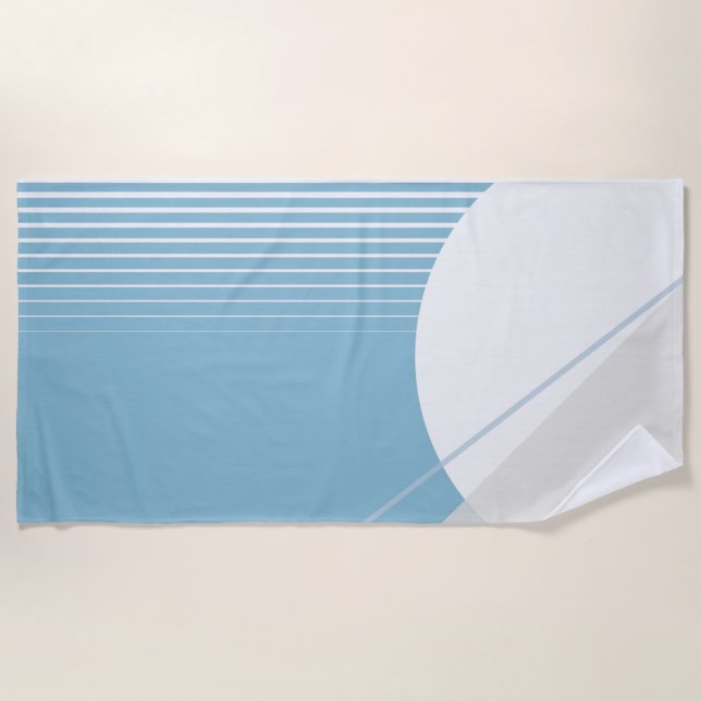 Abstract Beach Towel (Front)