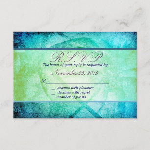 Abstract Beach Watercolor Response Cards