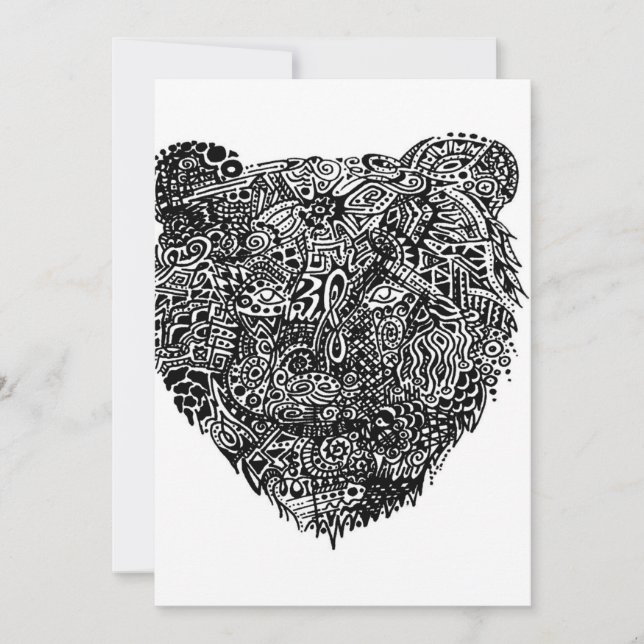 Abstract Bear_ Announcement (Front)