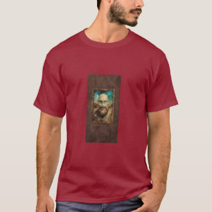 Abstract Bearded Portrait T-Shirt