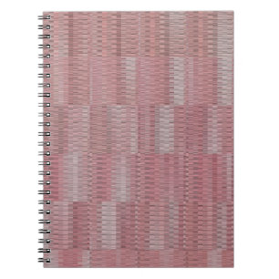 Abstract beautiful vintage elegant shapes notebook