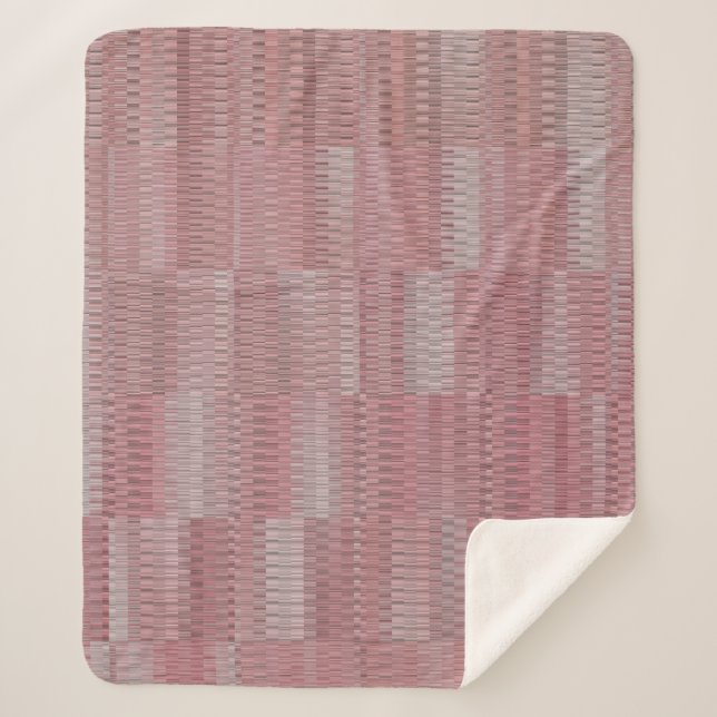 Abstract beautiful vintage elegant shapes sherpa blanket (Front)